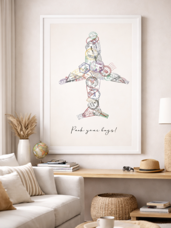 Pack Your Bags Travel Canvas