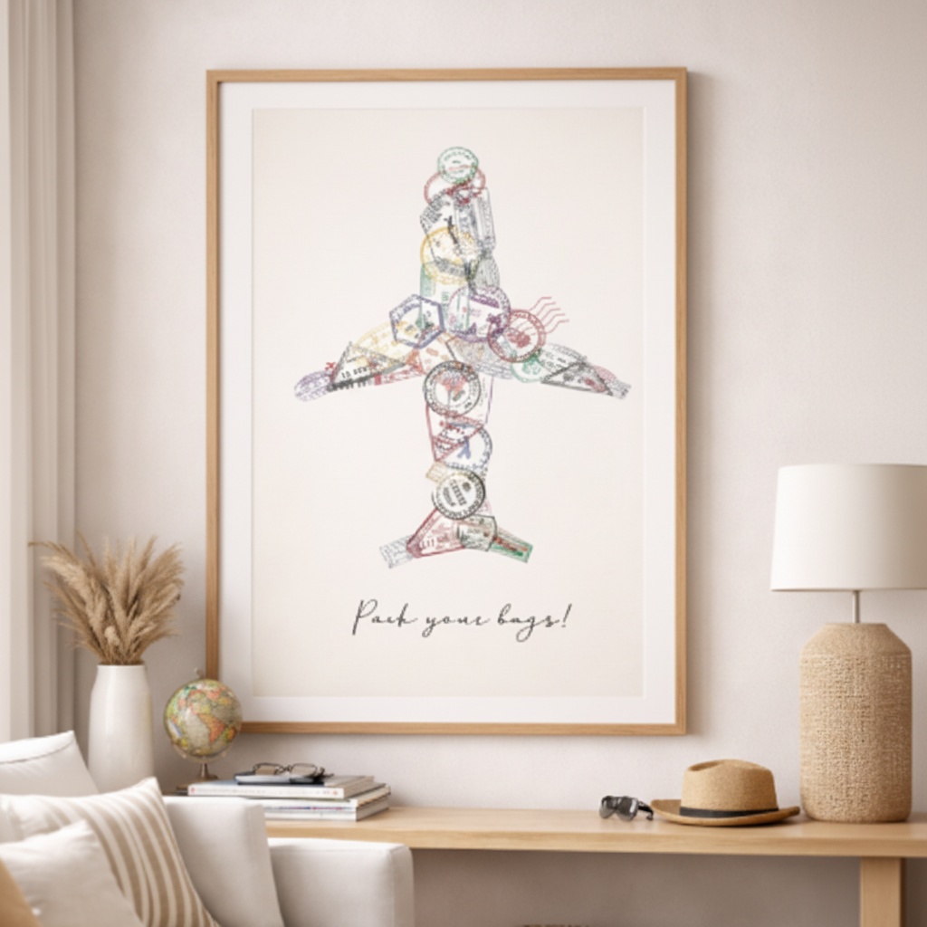 Pack Your Bags Travel Canvas