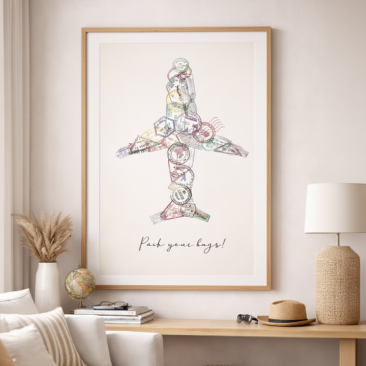 Pack Your Bags Travel Canvas