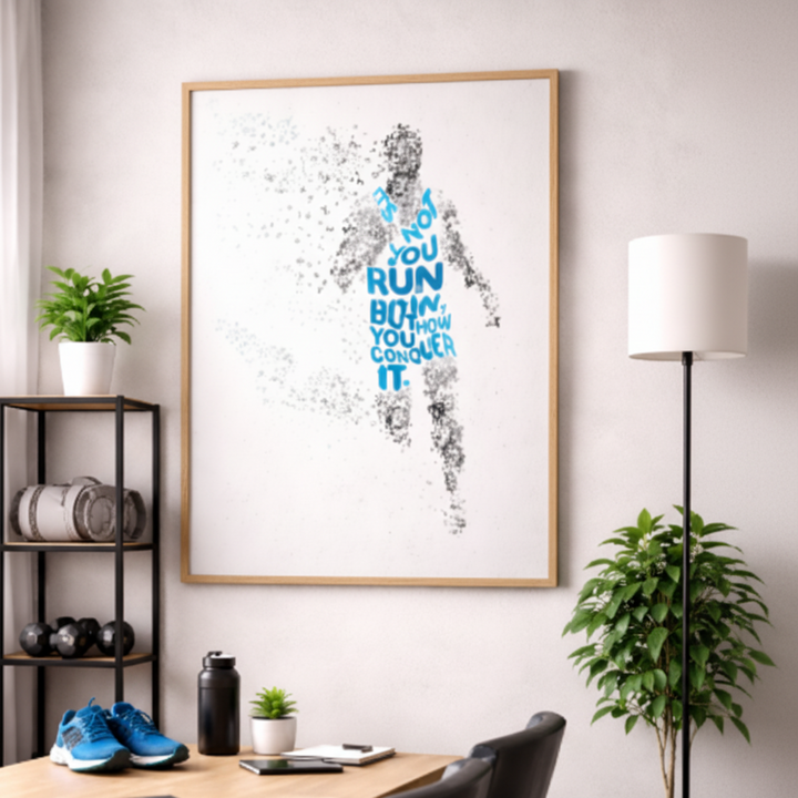 You Win Quote Fitness Canvas