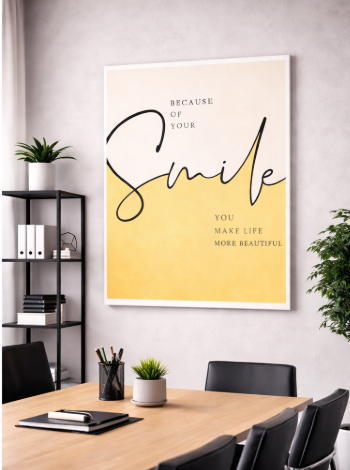 Smile Because of You Canvas