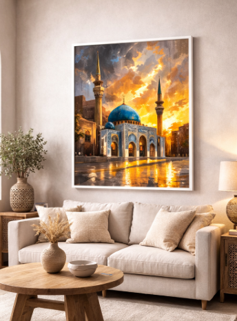Islamic Mosque Canvas Wall Art