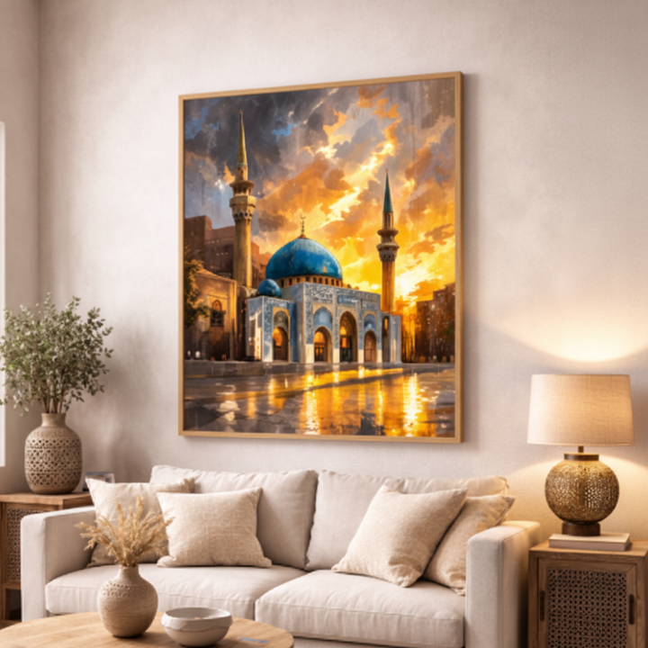 Islamic Mosque Canvas Wall Art