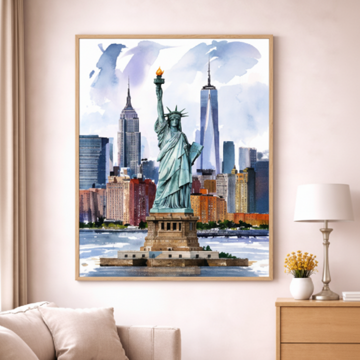 Statue of Liberty New York Canvas Wall Art