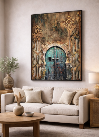 Moroccan Door Canvas Wall Art