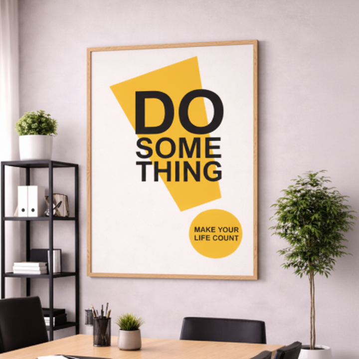 Do Something Make Life Count Canvas