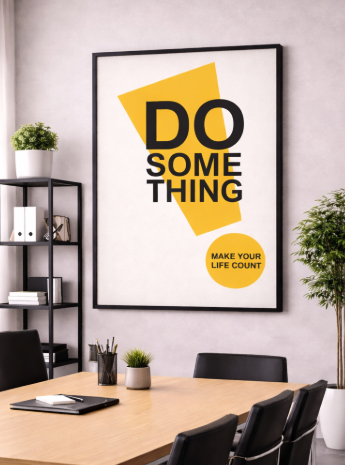 Do Something Make Life Count Canvas