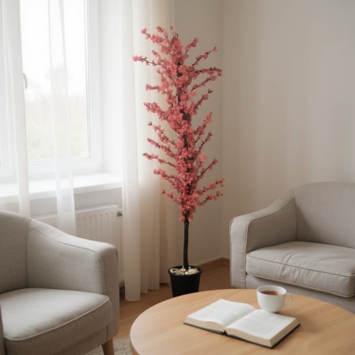 Artificial Red Apricot Tree