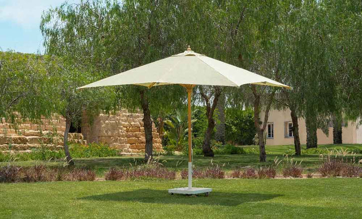 Claro Elegant Outdoor Wooden Patio Umbrella