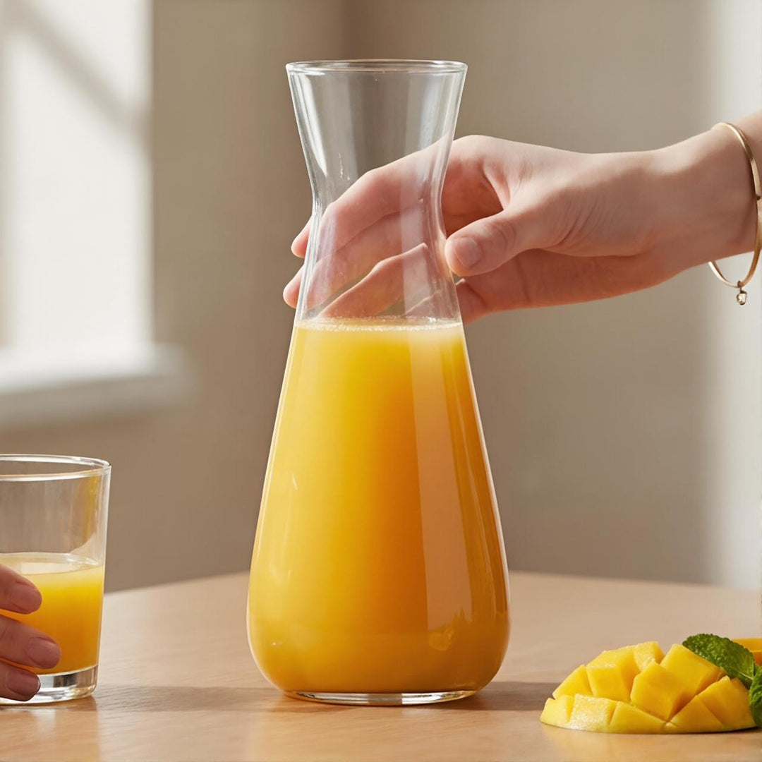 Prima Ribbed Glass Carafe