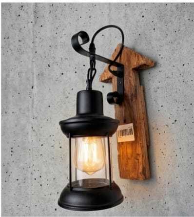 Rustic Wood Wall Sconce - Rustic