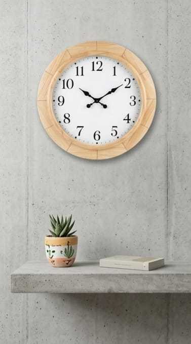 Classic Wooden Wall Clock
