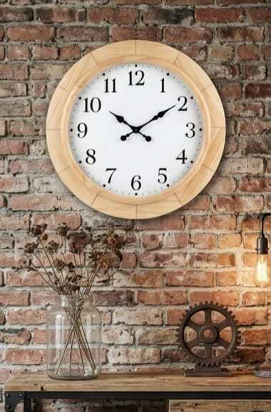 Classic Wooden Wall Clock