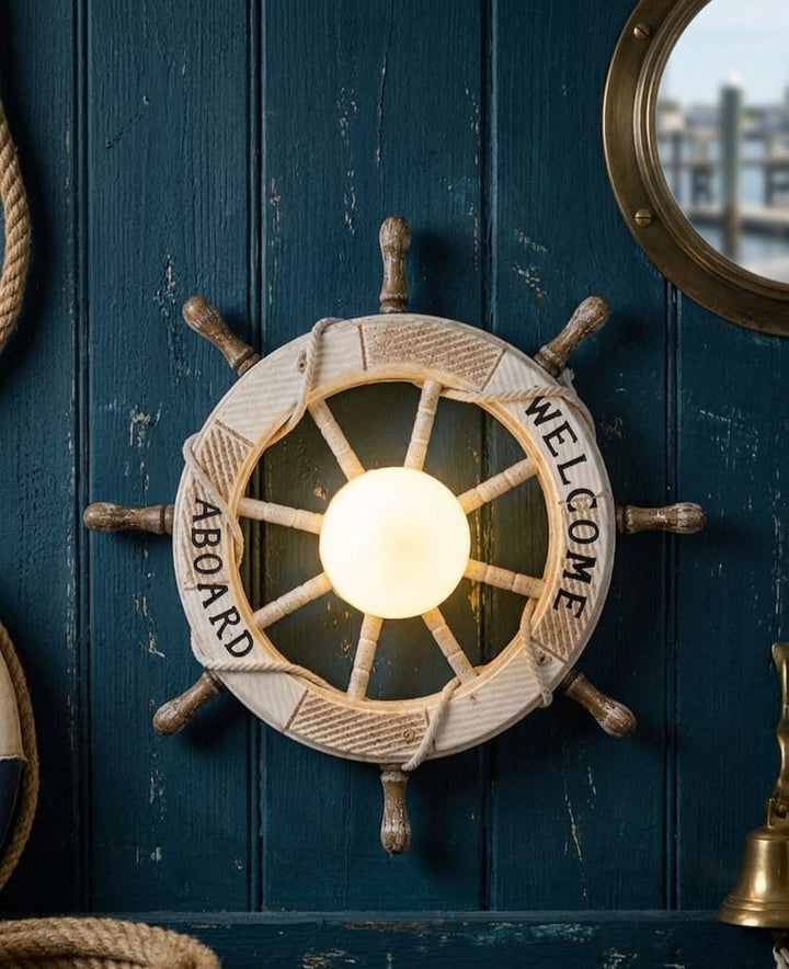 Nautical Ship Wheel Wall Decor