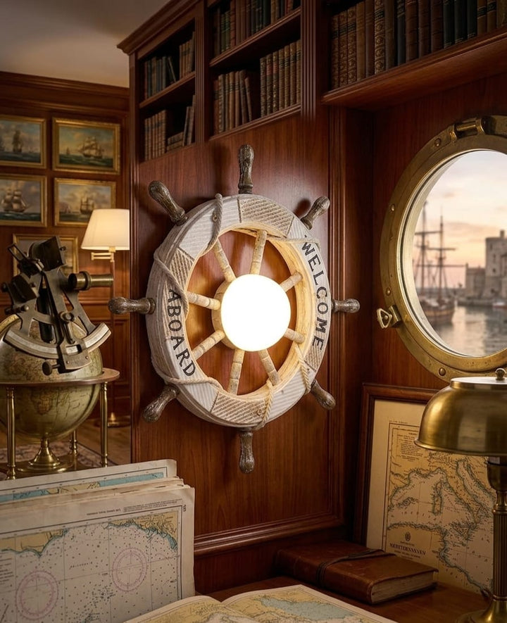 Nautical Ship Wheel Wall Decor