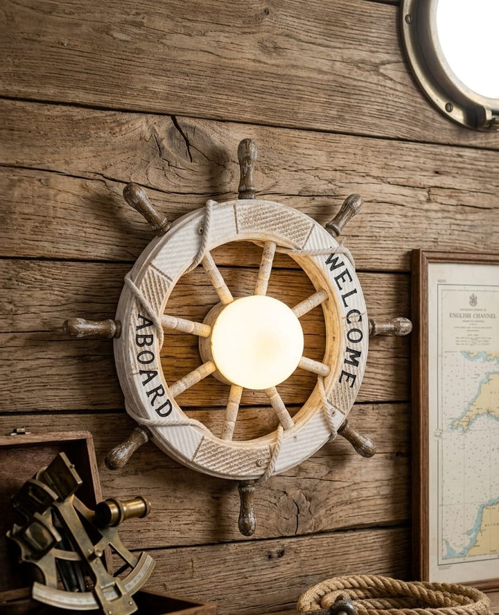 Nautical Ship Wheel Wall Decor