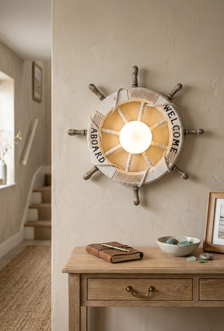 Nautical Ship Wheel Wall Decor