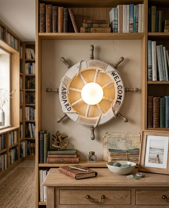 Nautical Ship Wheel Wall Decor