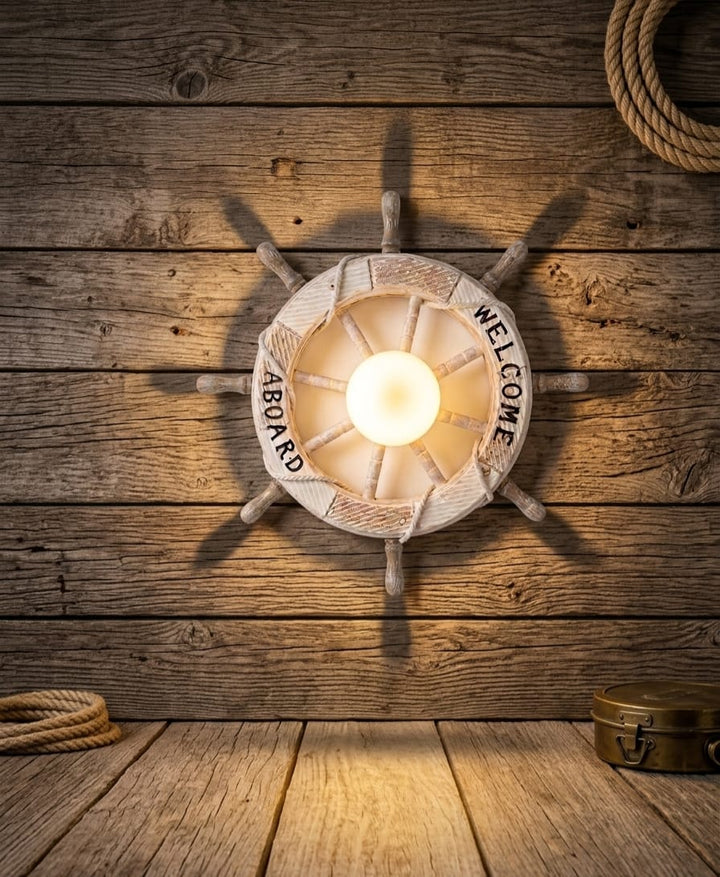 Nautical Ship Wheel Wall Decor