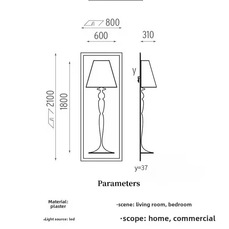Modern Artistic Wall Lamp