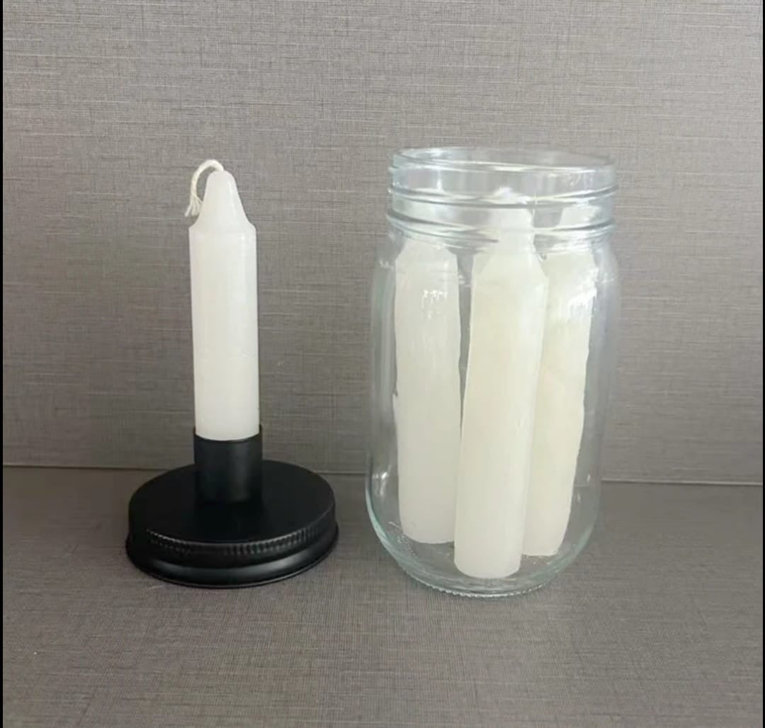 Glass Candle Holder Set