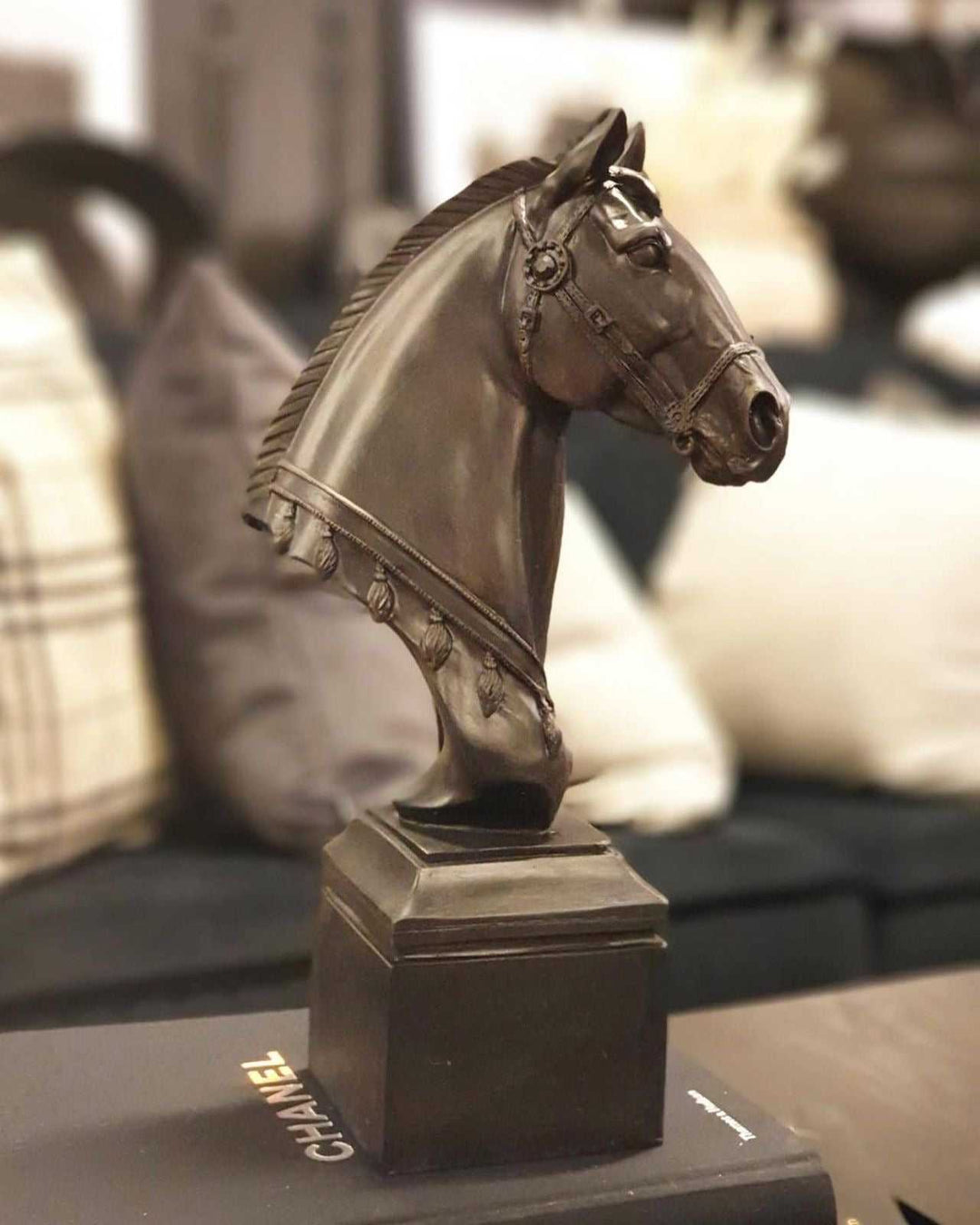 Horse Head Decorative Sculpture