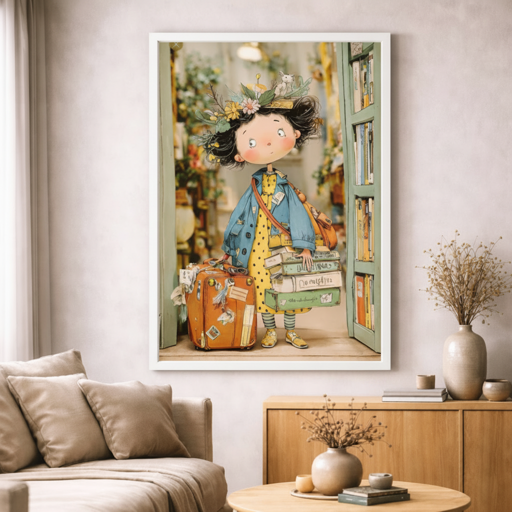 Whimsical Reader Canvas