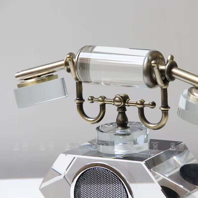Vintage Crystal Telephone Decor