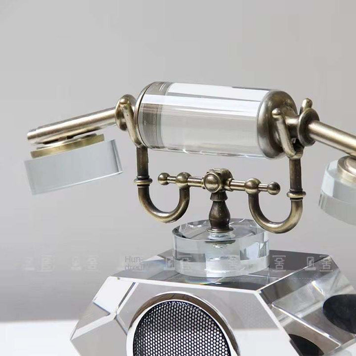 Vintage Crystal Telephone Decor