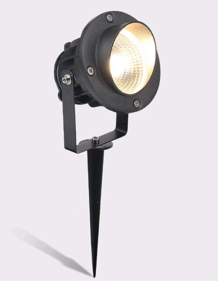 Garden Spike light with cap Head