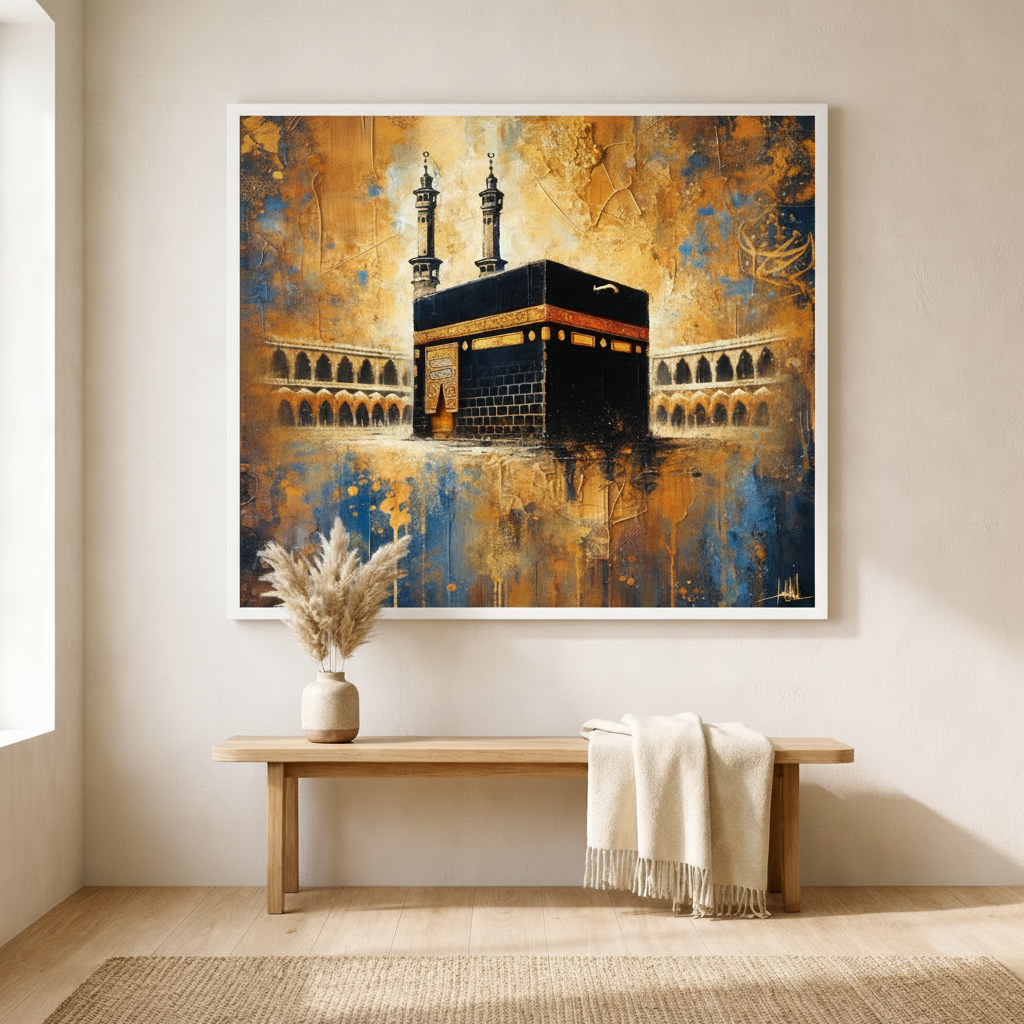 Kaaba Sacred Art Canvas Wall Art