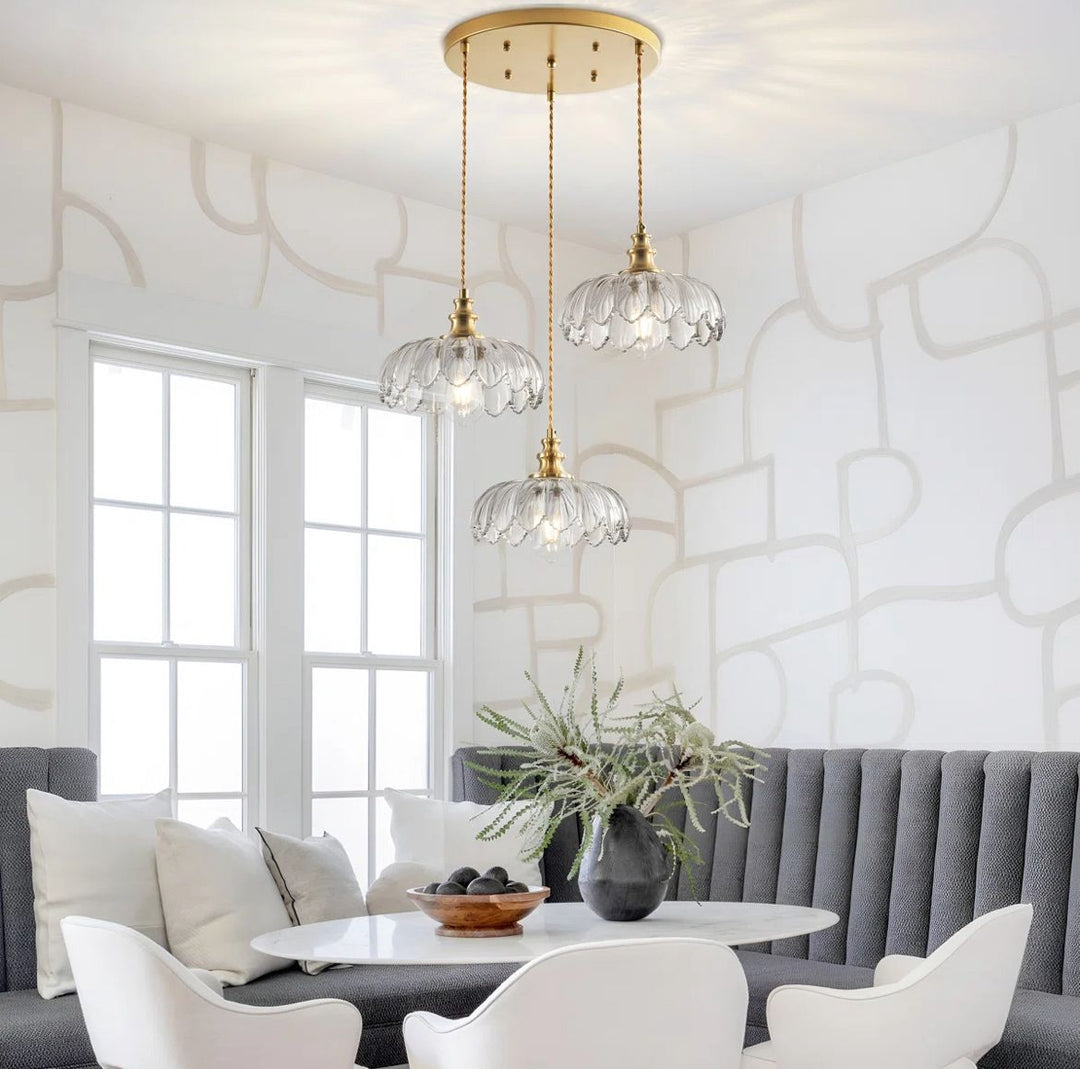 Vintage Glass Pendant Light
