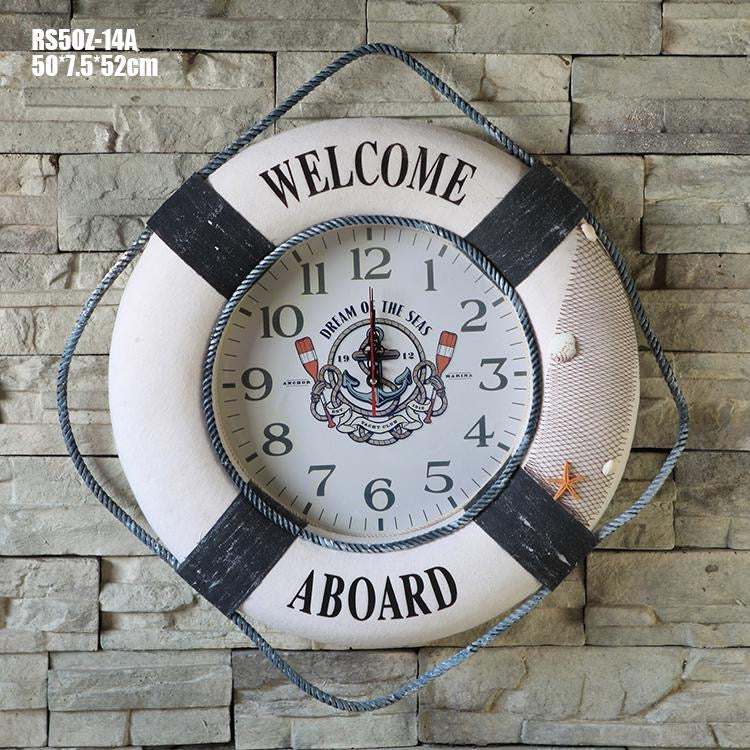 Nautical Lifebuoy Wall Clock