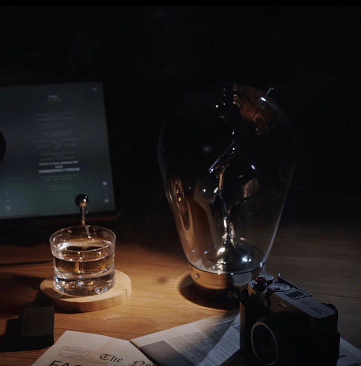 Modern Glass Dome Table Lamp