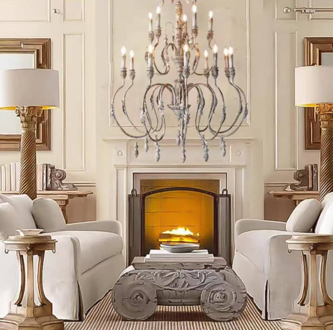 Rustic Chandelier in several sizes for Rooms and High Ceilings