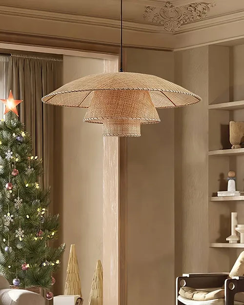 Vintage Rattan Pendant Lamp