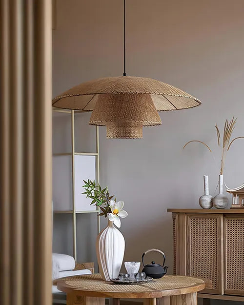 Vintage Rattan Pendant Lamp