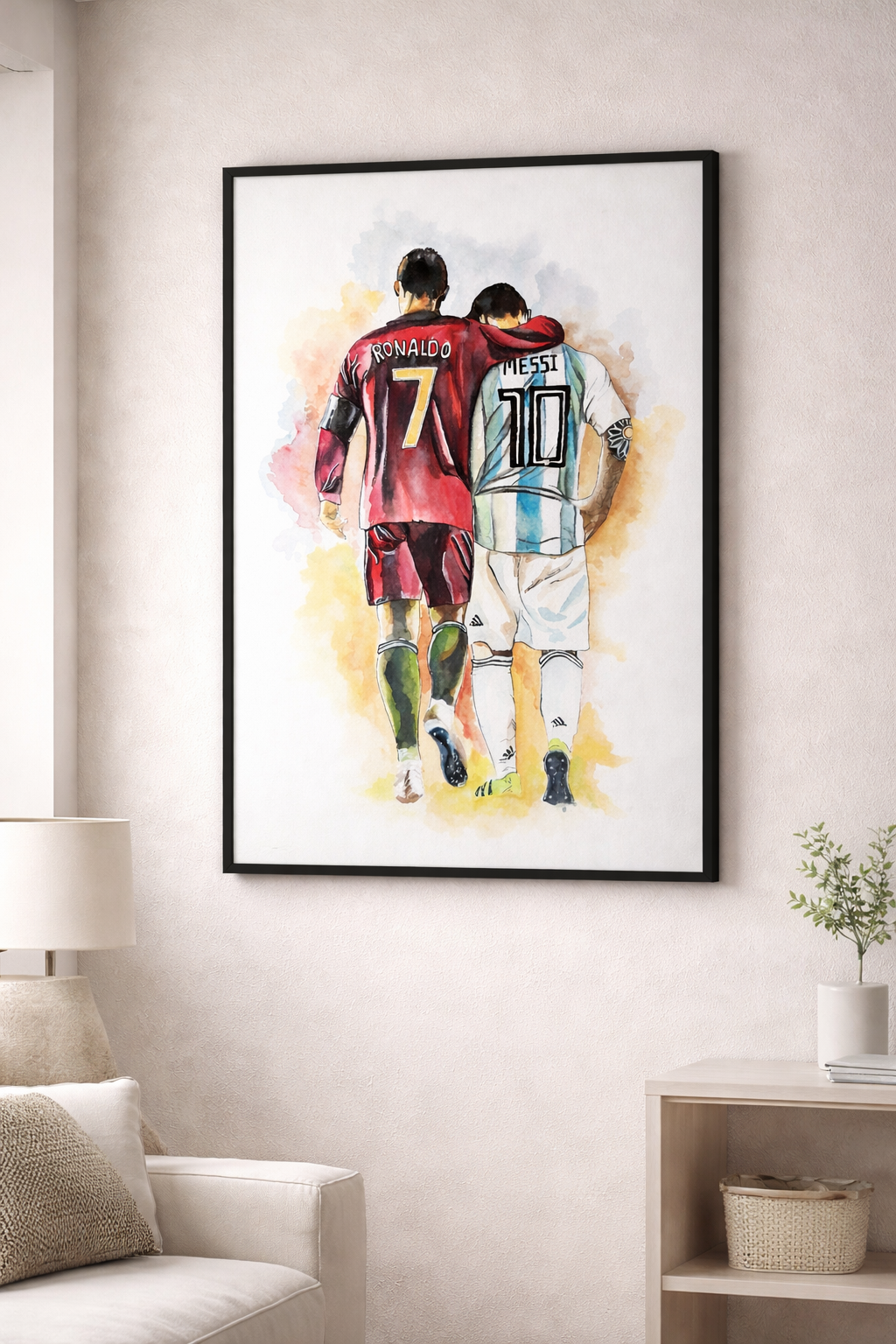 Ronaldo & Messi Legacy Canvas