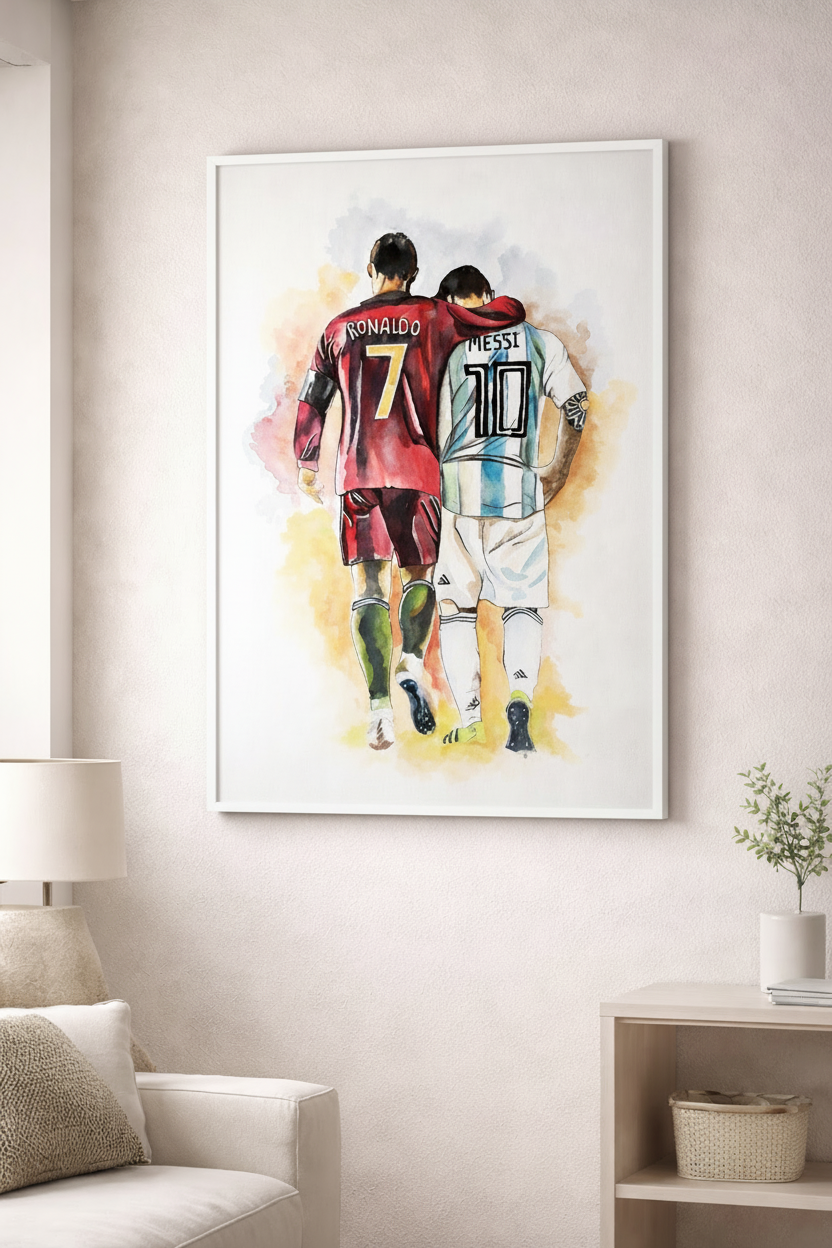 Ronaldo & Messi Legacy Canvas