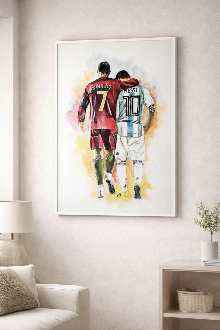 Ronaldo & Messi Legacy Canvas