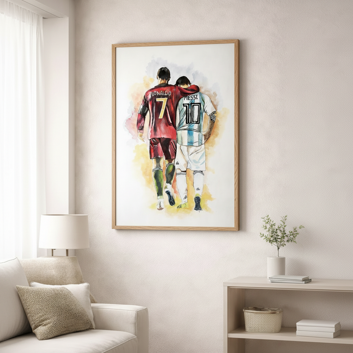 Ronaldo & Messi Legacy Canvas