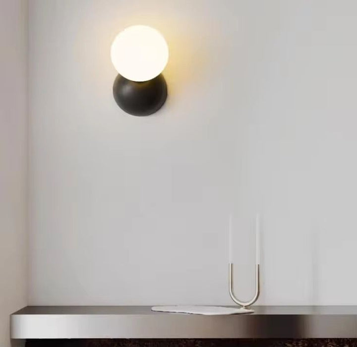 Gold Globe Wall Sconce