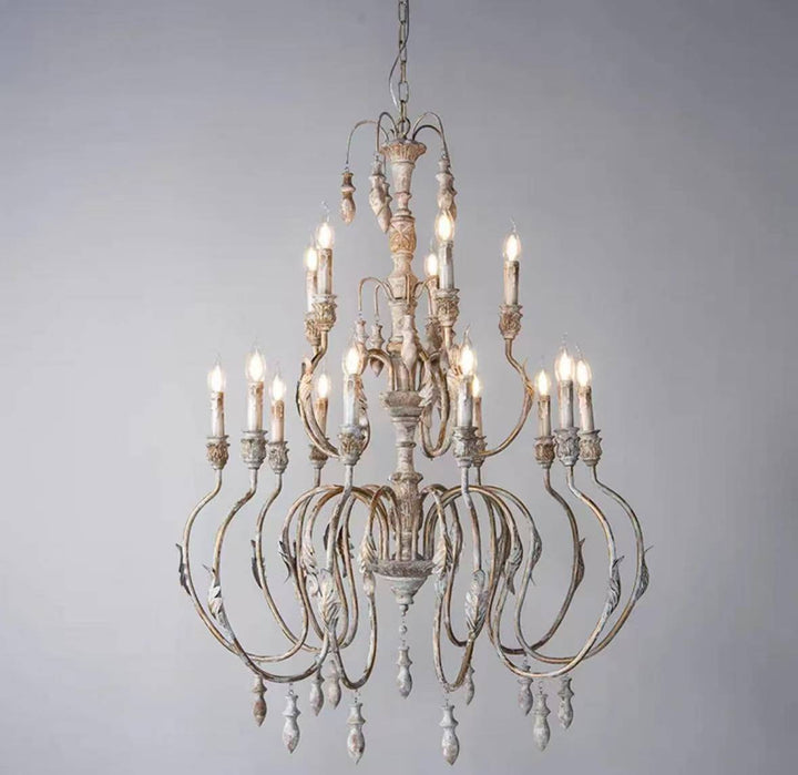 Rustic Chandelier in several sizes for Rooms and High Ceilings