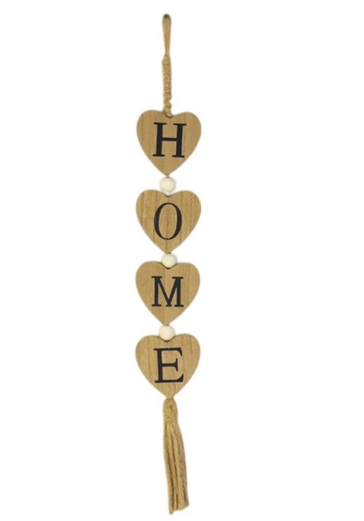 HOME Hanging Wooden Wall Decor