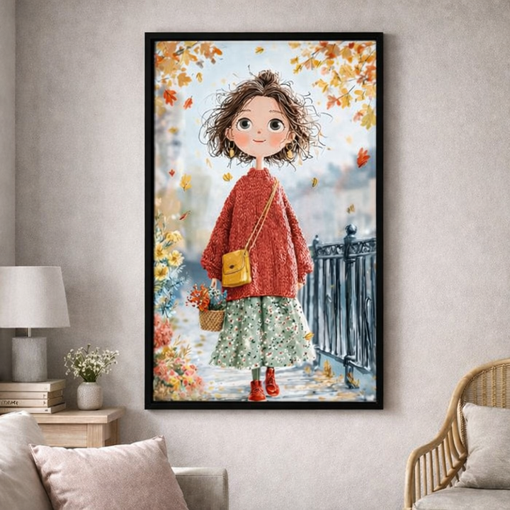 Autumn Girl Canvas