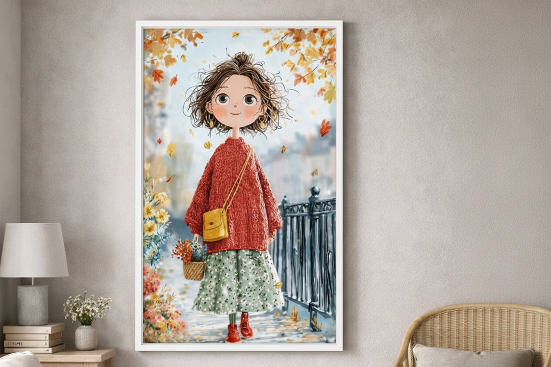 Autumn Girl Canvas