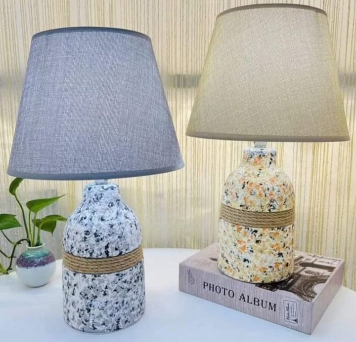Stone Base Table Lamp