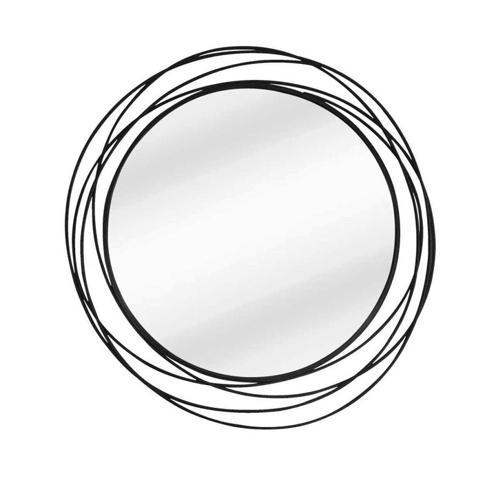 ORBIT - Modern Wire Frame Round Mirror
