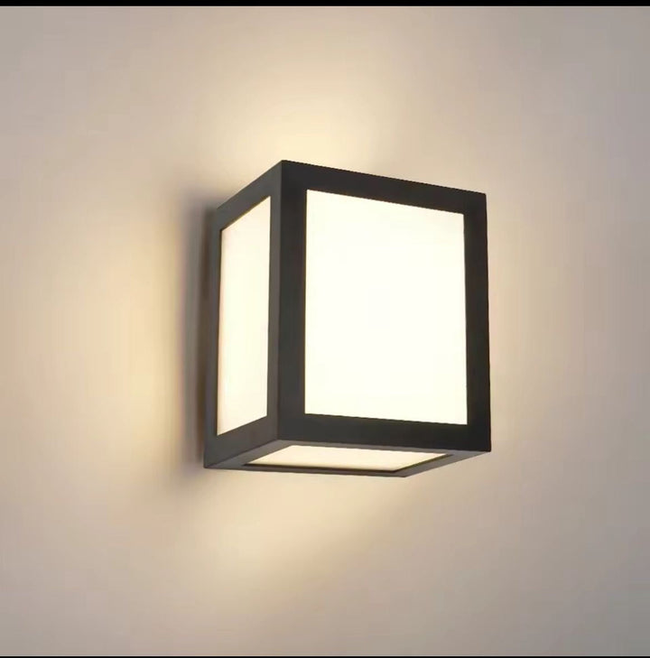 Modern Cube outdoor Wall Light