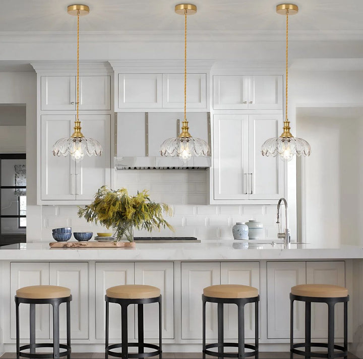 Vintage Glass Pendant Light